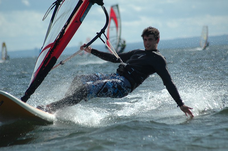 Windsurfing na Jeziorsku