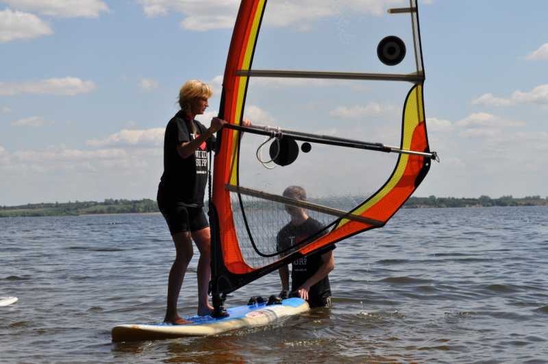 Lekcje windsurfingu - Piknik Rodzinny 2012